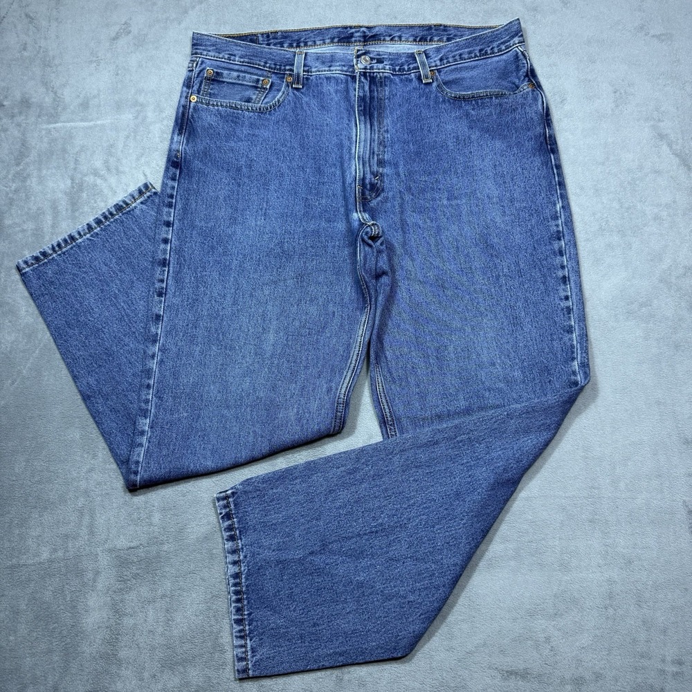 Levis 550 Jeans Mens 40x32 Relaxed Straight Baggy Cowboy Rodeo Ranch Farm Denim